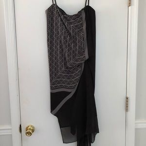 Last call! BCBG Black/Grey/White “Arieta” Dress